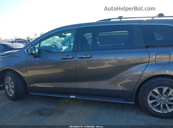 5TDYSKFC8RS124909 2024 TOYOTA SIENNA Gray სალონის 360-გრადუსიანი ხედი