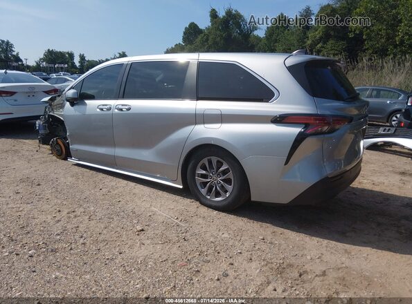 5TDYSKFCXMS001329 2021 TOYOTA SIENNA Silver Հետևի ձախ