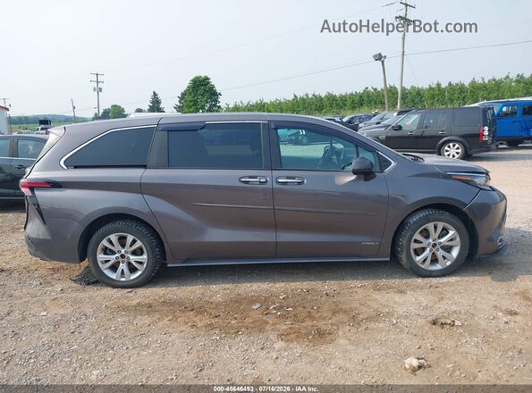 5TDYSKFCXMS006482 2021 TOYOTA SIENNA Gray Vista interior de 360 grados