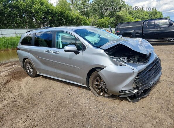 5TDYSKFCXPS106697 2023 TOYOTA SIENNA Silver Delantero derecho