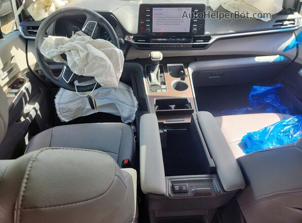 5TDYSKFCXPS106697 2023 TOYOTA SIENNA Silver Vista del salpicadero