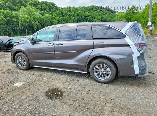 5TDYSKFCXRS121462 2024 TOYOTA SIENNA Gray Trasero izquierdo