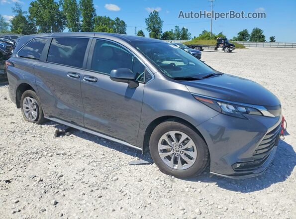 5TDYSKFCXSS171431 2025 TOYOTA SIENNA Charcoal Delantero derecho