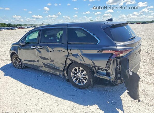 5TDYSKFCXSS171431 2025 TOYOTA SIENNA Charcoal Trasero izquierdo