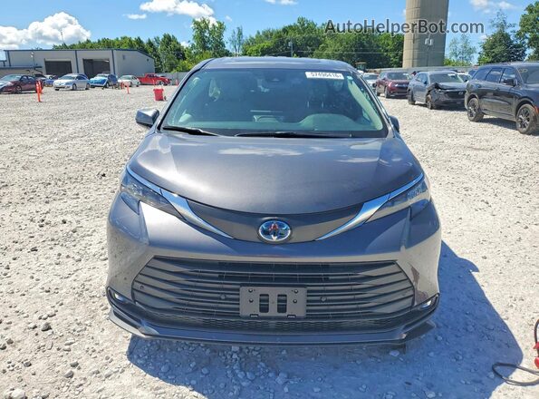 5TDYSKFCXSS171431 2025 TOYOTA SIENNA Charcoal Vista frontal