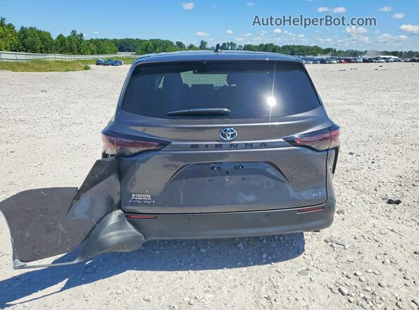 5TDYSKFCXSS171431 2025 TOYOTA SIENNA Charcoal Vista trasera