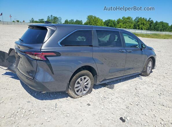 5TDYSKFCXSS171431 2025 TOYOTA SIENNA Charcoal Trasero derecho