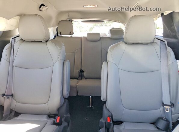 5TDYSKFCXSS171431 2025 TOYOTA SIENNA Charcoal Vista de los asientos traseros