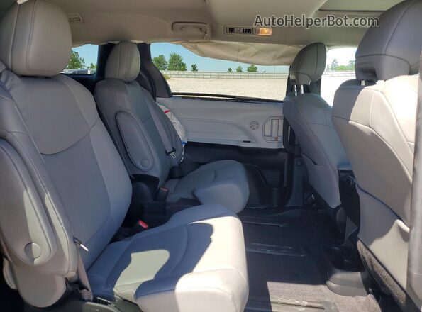 5TDYSKFCXSS171431 2025 TOYOTA SIENNA Charcoal Vista interior trasera