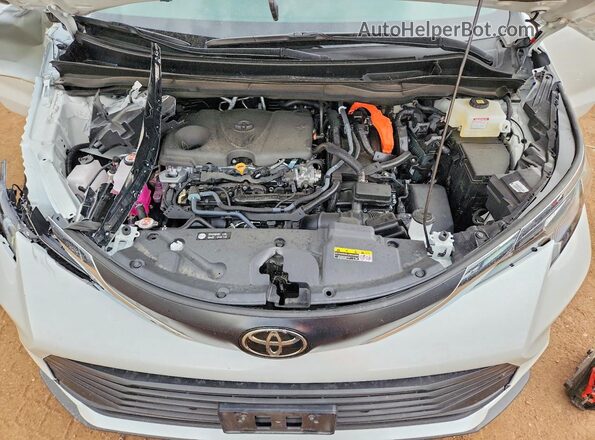 5TDYSKFCXTS230852 2026 TOYOTA SIENNA White Շարժիչի բաժամունքի տեսք
