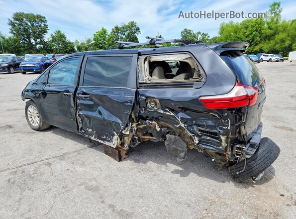 5TDYZ3DC0HS830128 2017 TOYOTA SIENNA Black Rear left