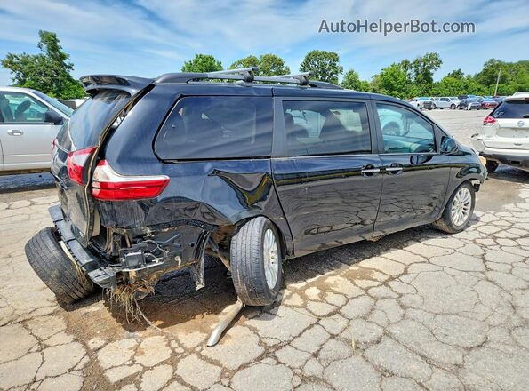 5TDYZ3DC0HS830128 2017 TOYOTA SIENNA Black Rear right
