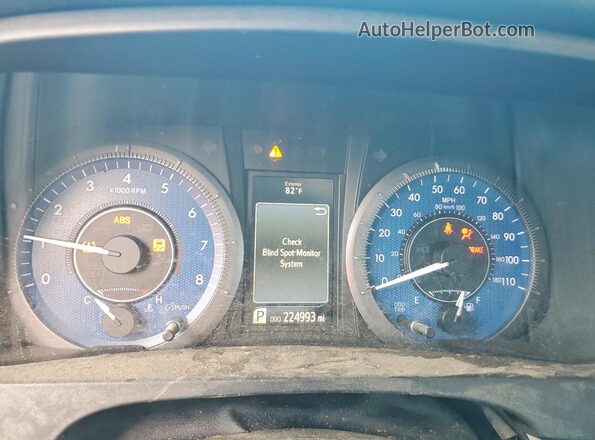 5TDYZ3DC0HS830128 2017 TOYOTA SIENNA Black Instrument cluster view
