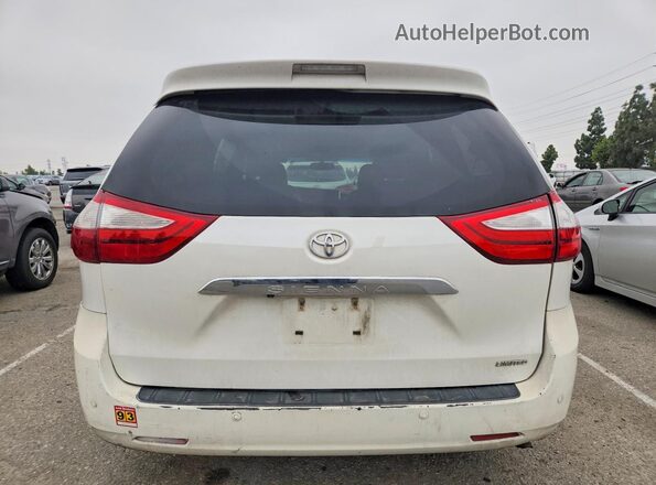 5TDYZ3DC0HS849245 2017 TOYOTA SIENNA White Widok z tyłu