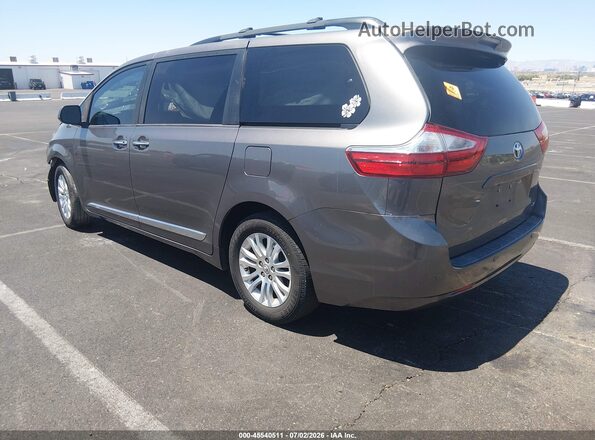 5TDYZ3DC0HS887557 2017 TOYOTA SIENNA Gray Задня ліва чверть