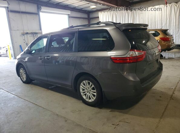 5TDYZ3DC0HS893407 2017 TOYOTA SIENNA Gray Задня ліва чверть