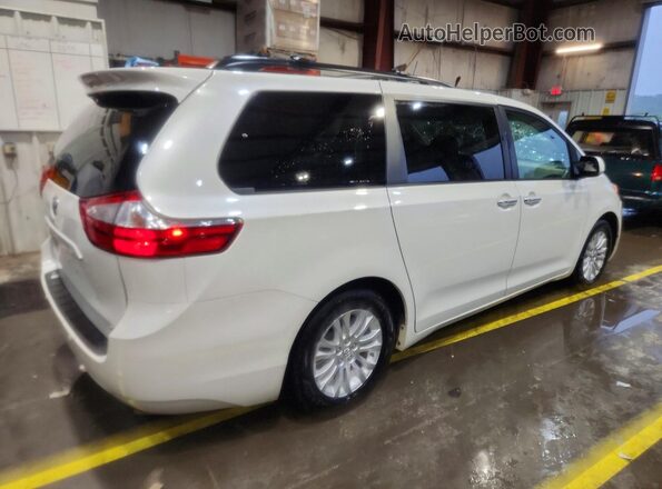 5TDYZ3DC0HS893584 2017 TOYOTA SIENNA White უკანა მარჯვენა