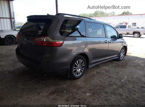 5TDYZ3DC0JS933541 2018 TOYOTA SIENNA Pewter Задня права чверть