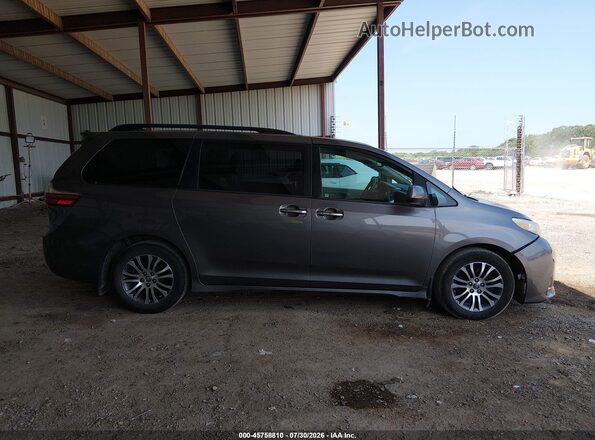 5TDYZ3DC0JS933541 2018 TOYOTA SIENNA Pewter Панорамний вид салону 360°