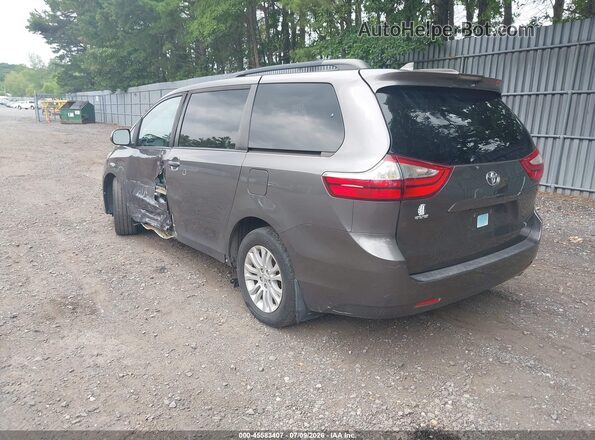 5TDYZ3DC0JS949223 2018 TOYOTA SIENNA Gray Tył lewy
