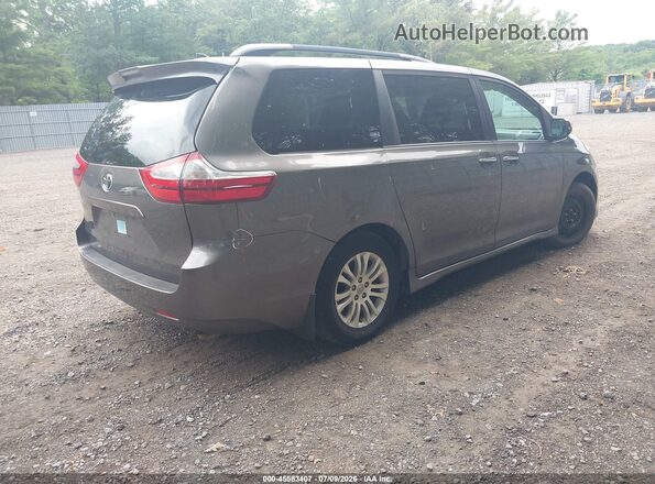 5TDYZ3DC0JS949223 2018 TOYOTA SIENNA Gray Tył prawy