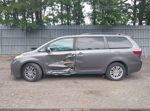 5TDYZ3DC0JS949223 2018 TOYOTA SIENNA Gray Widok wnętrza 360 stopni