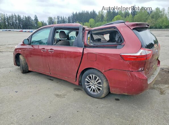 5TDYZ3DC0KS010302 2019 TOYOTA SIENNA Red Rear left