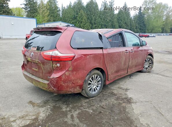 5TDYZ3DC0KS010302 2019 TOYOTA SIENNA Red Rear right