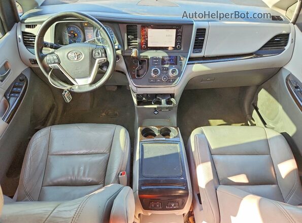 5TDYZ3DC0LS060151 2020 TOYOTA SIENNA Black Dashboard view