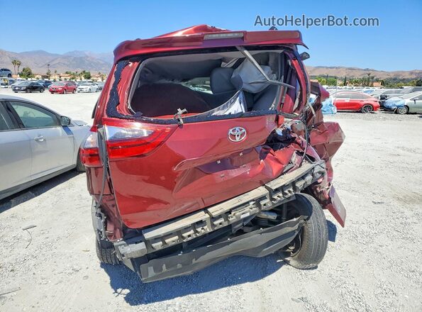 5TDYZ3DC0LS065706 2020 TOYOTA SIENNA Red Widok z tyłu
