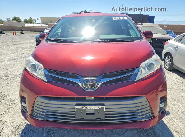 5TDYZ3DC0LS065706 2020 TOYOTA SIENNA Red Widok z przodu
