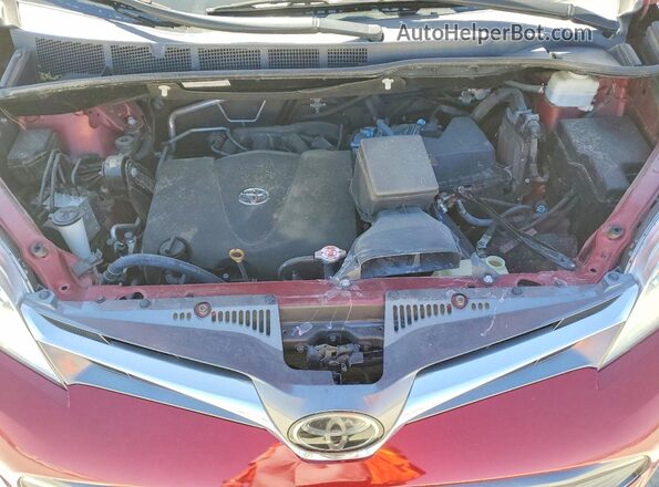 5TDYZ3DC0LS065706 2020 TOYOTA SIENNA Red Widok komory silnika