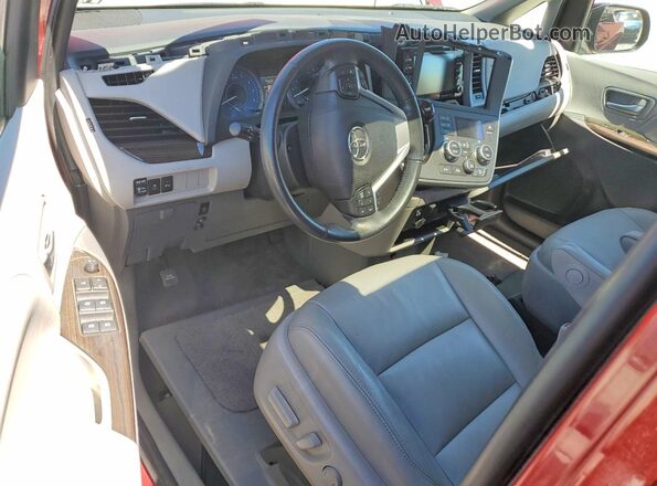 5TDYZ3DC0LS065706 2020 TOYOTA SIENNA Red Widok deski rozdzielczej