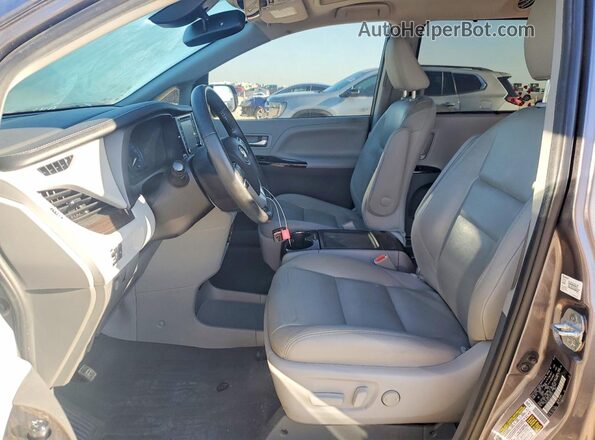 5TDYZ3DC0LS072641 2020 TOYOTA SIENNA Gray Front interior view