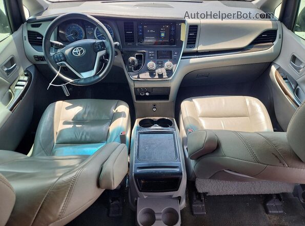 5TDYZ3DC1HS878768 2017 TOYOTA SIENNA White Առջևի վահանակի տեսք