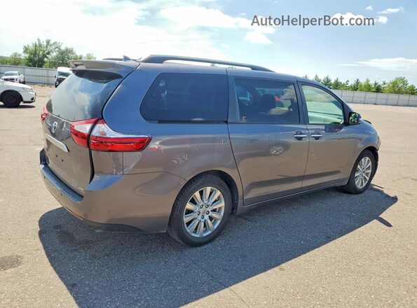 5TDYZ3DC2HS803514 2017 TOYOTA SIENNA Gray Tył prawy