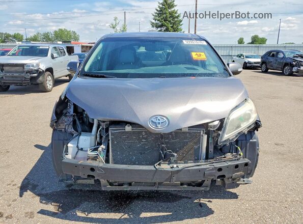 5TDYZ3DC2HS803514 2017 TOYOTA SIENNA Gray Widok z przodu