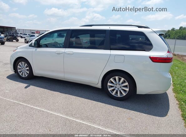 5TDYZ3DC2HS833418 2017 TOYOTA SIENNA White უკანა მარცხენა