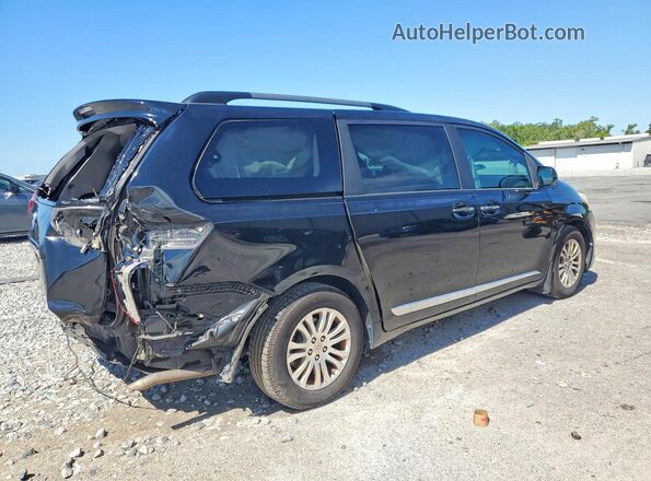 5TDYZ3DC2HS835119 2017 TOYOTA SIENNA Black Tył prawy