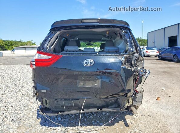 5TDYZ3DC2HS835119 2017 TOYOTA SIENNA Black Widok z tyłu