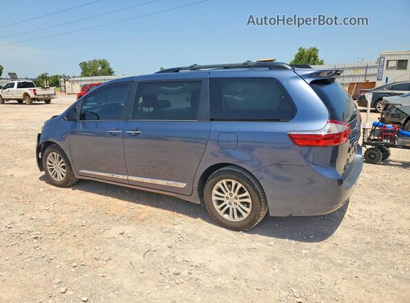 5TDYZ3DC2HS874440 2017 TOYOTA SIENNA Blue Rear left