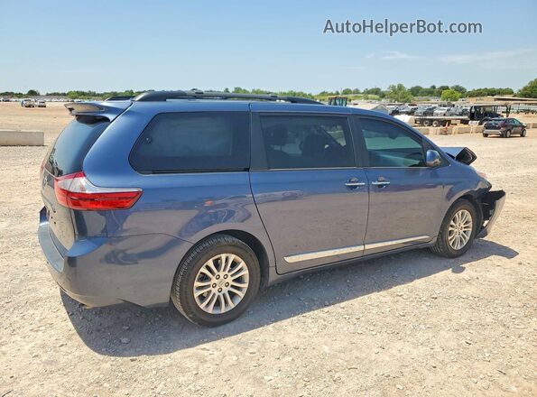5TDYZ3DC2HS874440 2017 TOYOTA SIENNA Blue Rear right