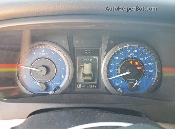 5TDYZ3DC2HS874440 2017 TOYOTA SIENNA Blue Instrument cluster view