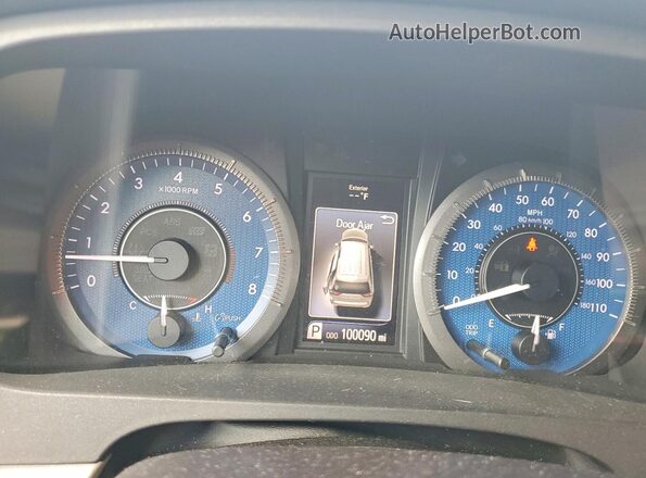 5TDYZ3DC2HS900857 2017 TOYOTA SIENNA Black Instrument cluster view