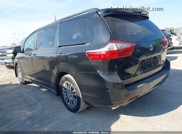 5TDYZ3DC2JS943861 2018 TOYOTA SIENNA Black უკანა მარცხენა
