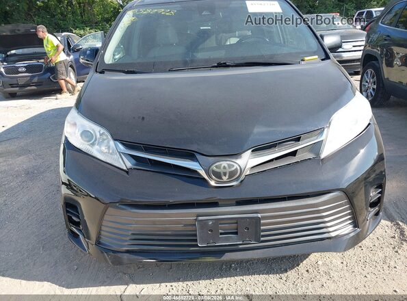 5TDYZ3DC2JS943861 2018 TOYOTA SIENNA Black ხელსაწყოთა პანელის ხედი