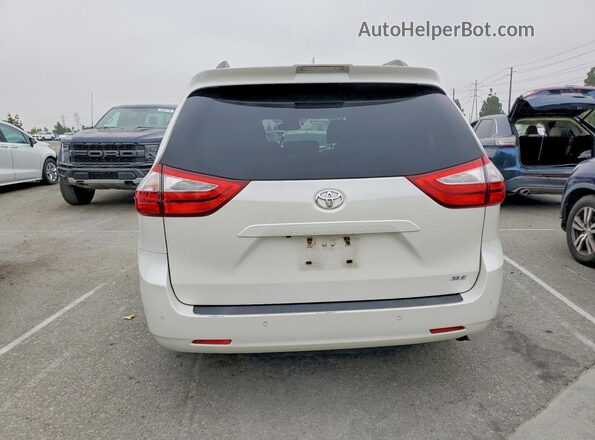 5TDYZ3DC2KS966431 2019 TOYOTA SIENNA White უკანა ხედი