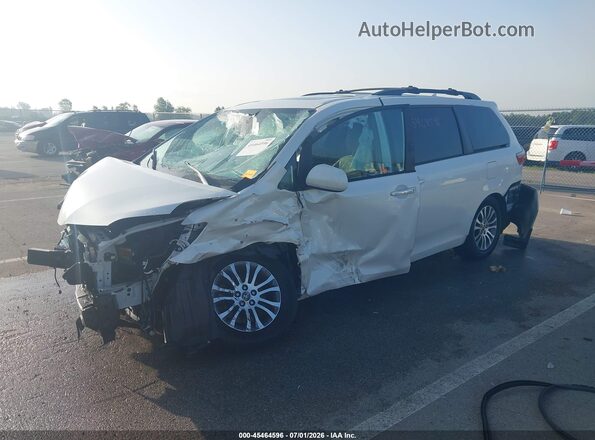 5TDYZ3DC2KS993712 2019 TOYOTA SIENNA White წინა მარცხენა ხედი სამი მეოთხედიდან