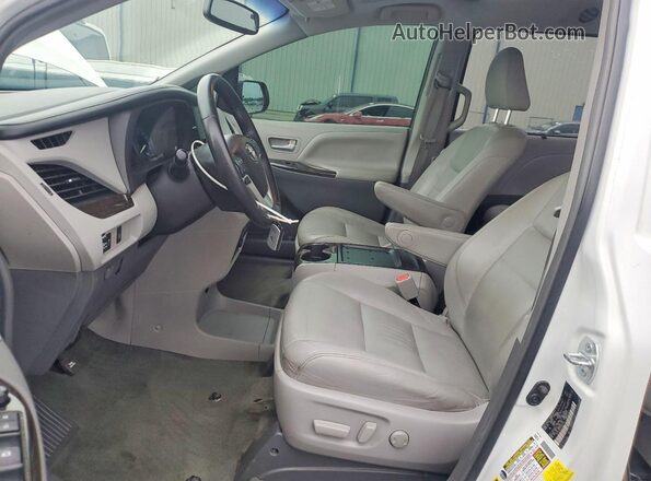 5TDYZ3DC3HS833783 2017 TOYOTA SIENNA Cream Vista interior delantera