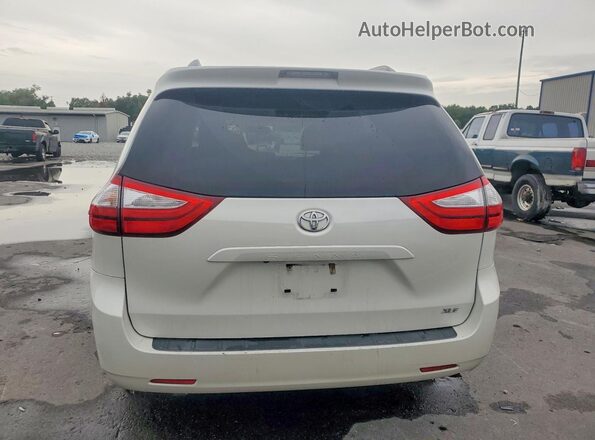5TDYZ3DC3HS833783 2017 TOYOTA SIENNA Cream Vista trasera